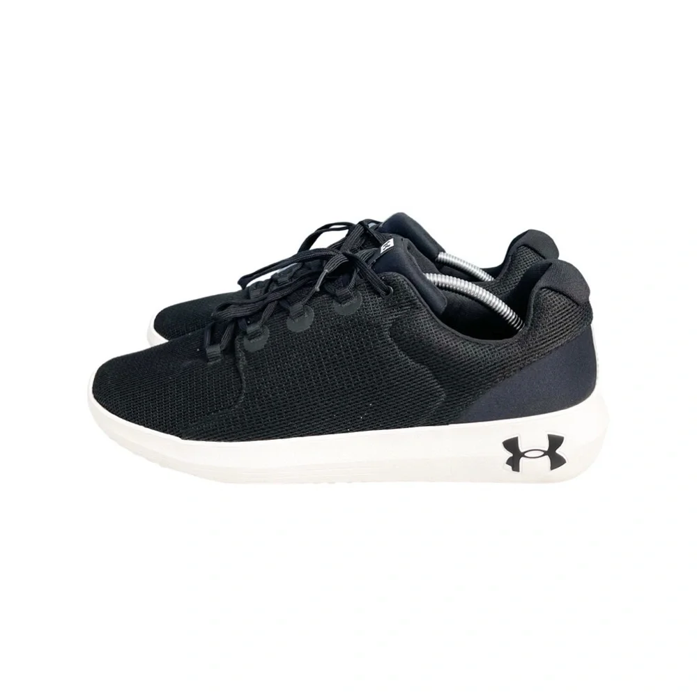 Under Armour Ripple 2.0 black textile size 13 men lace up trainers/ sneakers